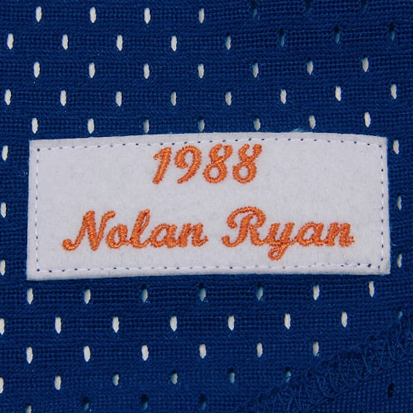 Nolan Ryan Houston Astros 1988 Authentic Cooperstown Collection Mesh Batting Practice Jersey - Navy - Image 7