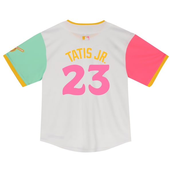 Fernando Tatis Jr. San Diego Padres Nike Toddler City Connect Limited Player Jersey - White - Image 3