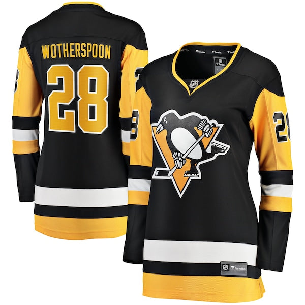Parker Wotherspoon Pittsburgh Penguins Women's Home Breakaway Jersey - Black