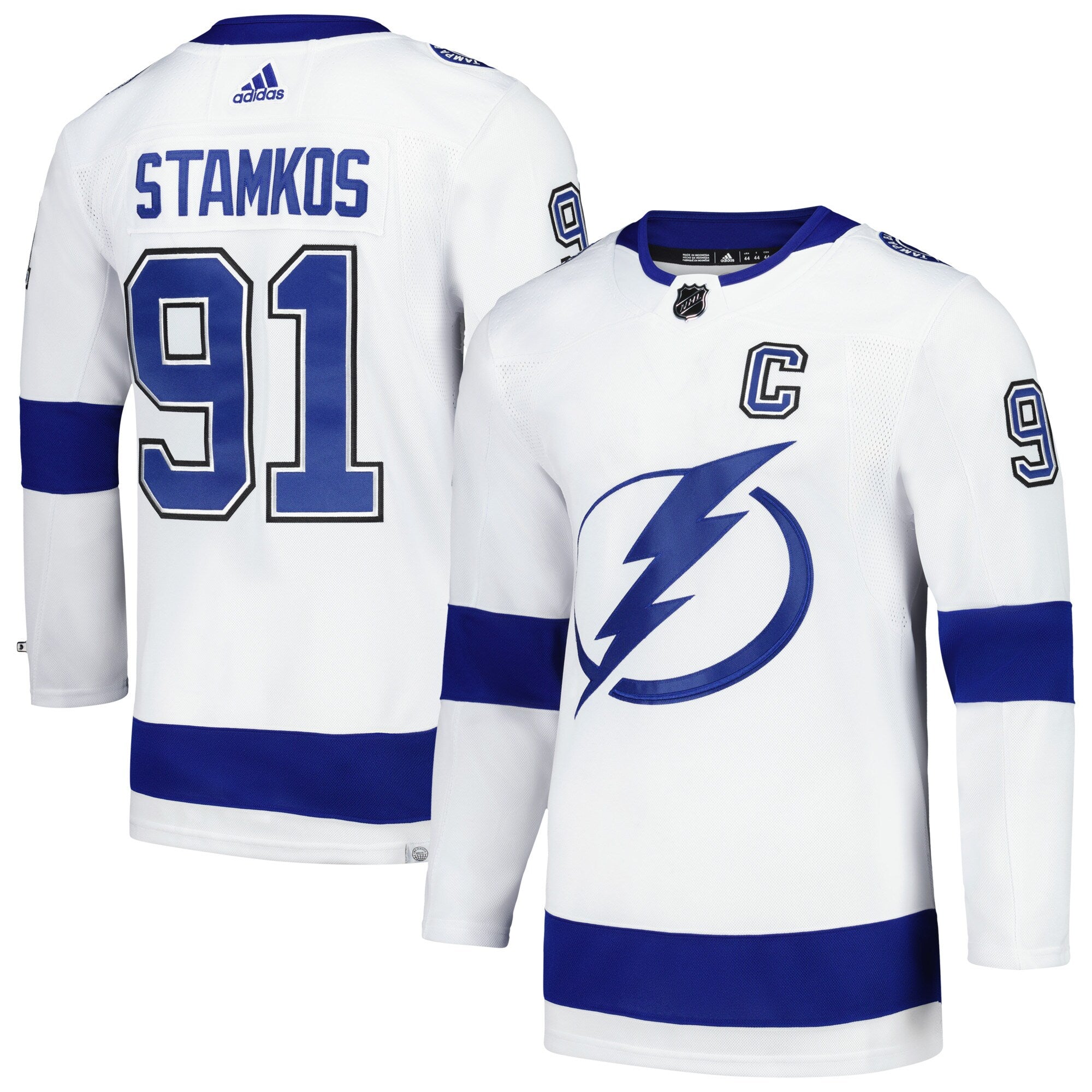 Steven Stamkos Tampa Bay Lightning adidas Home Primegreen Authentic Player Jersey - Blue/White - Image 8