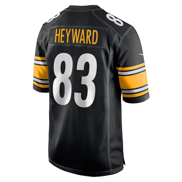 Connor Heyward Pittsburgh Steelers Nike Game Player Jersey - Black - Image 3