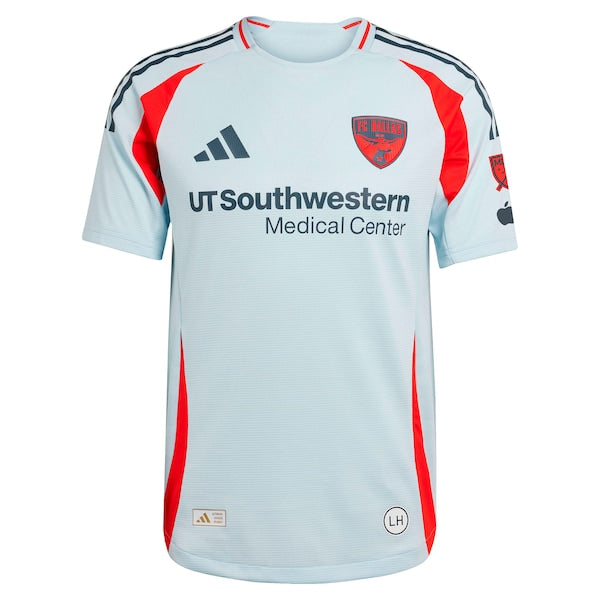 FC Dallas adidas 2025 The Inferno Kit Authentic Custom Jersey - Light Blue - Image 2