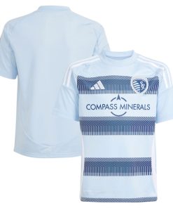 Sporting Kansas City adidas Youth 2025 One KC Replica Jersey - Light Blue