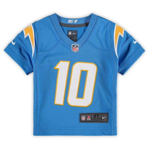 Justin Herbert Los Angeles Chargers Nike Toddler Game Jersey - Powder Blue - Image 2