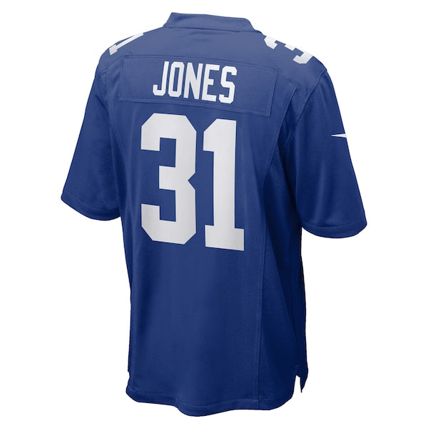 Nic Jones New York Giants Nike Team Game Jersey - Royal - Image 3