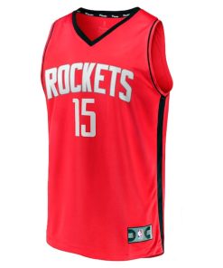 Alternative view of Reed Sheppard Houston Rockets  2024 NBA Draft Fast Break Player Jersey - Icon Edition - Red