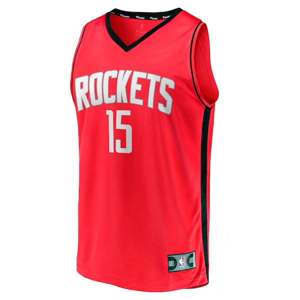 Reed Sheppard Houston Rockets 2024 NBA Draft Fast Break Player Jersey - Icon Edition - Red - Image 2