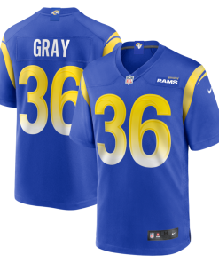 Vincent Gray Los Angeles Rams Nike  Game Jersey - Royal
