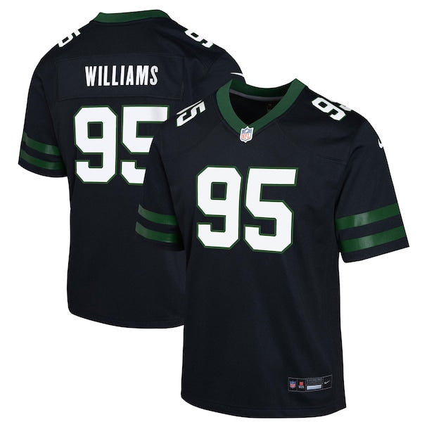Quinnen Williams New York Jets Nike Youth Alternate Game Jersey - Legacy Black/Green - Image 3