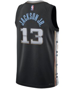 Alternative view of Jaren Jackson Jr. Memphis Grizzlies Nike Unisex 2022/23 Swingman Jersey - City Edition - Black