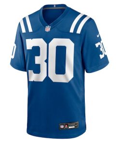 Alternative view of Hunter Wohler Indianapolis Colts Nike Team Game Jersey -  Royal