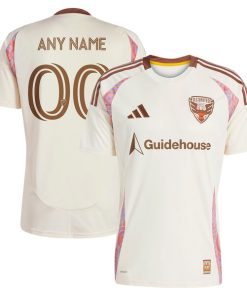 D.C. United adidas 2025 The Soul Kit Replica Custom Jersey - Natural