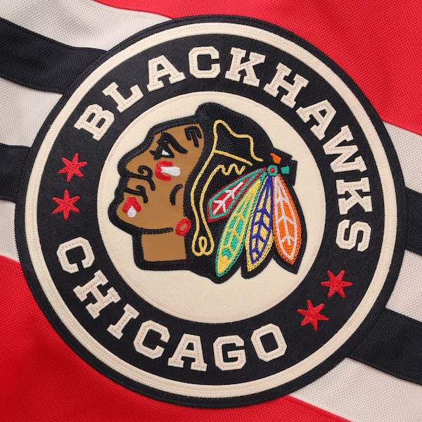 Connor Bedard Chicago Blackhawks 2025 NHL Winter Classic Premium Player Jersey - Red - Image 4