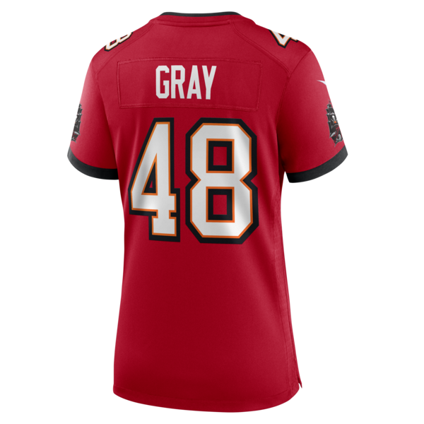 JT Gray Tampa Bay Buccaneers Nike Women's Team Game Jersey - Red - Image 2