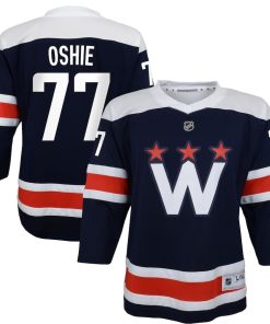 TJ Oshie Washington Capitals Youth 2020/21 Alternate Replica Player Jersey - Navy