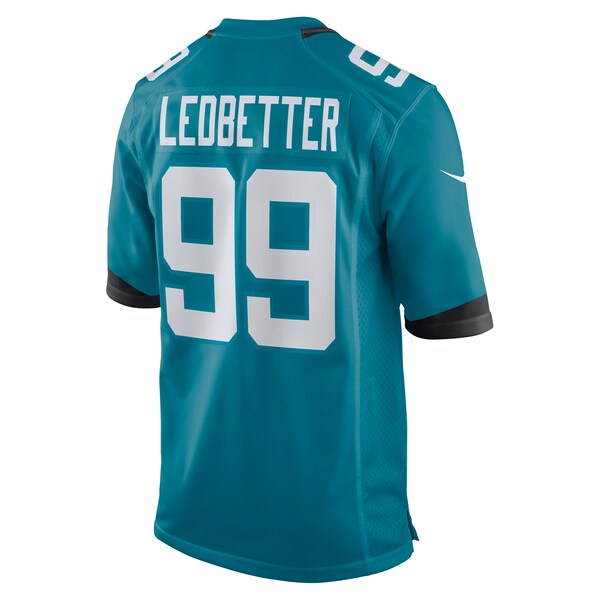 Jeremiah Ledbetter Jacksonville Jaguars Nike Home Game Player Jersey - Teal - Image 3