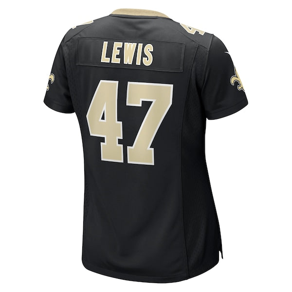Terrell Lewis New Orleans Saints Nike Women's Game Jersey - Black - Image 4