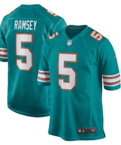 Jalen Ramsey Miami Dolphins Nike Alternate Game Jersey - Aqua/White