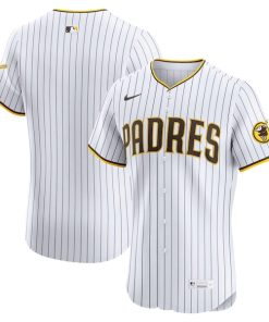 San Diego Padres Nike Home Elite Jersey - White/Brown/Camo