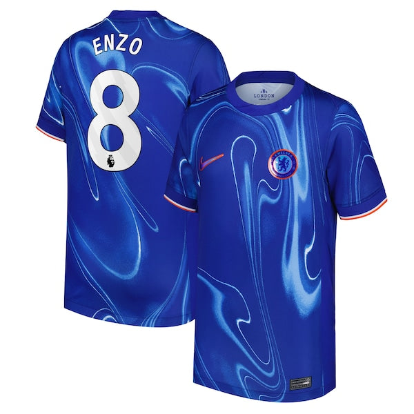 Enzo Fern¨¢ndez Chelsea Nike Youth 2024/25 Home Replica Player Jersey - Blue