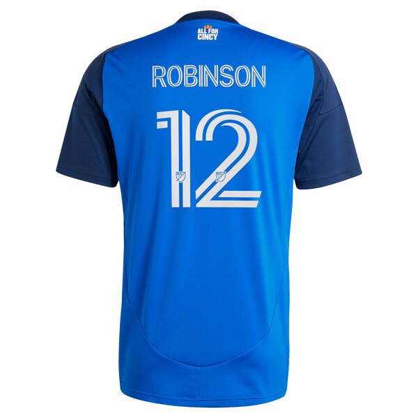 Miles Robinson FC Cincinnati adidas 2025 Orange and Blue Legacy Kit Replica Player Jersey - Blue - Image 3
