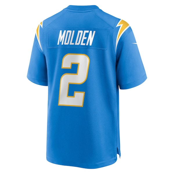 Elijah Molden Los Angeles Chargers Nike Team Game Jersey - Powder Blue - Image 3