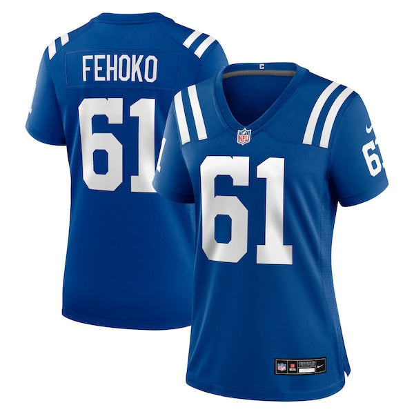 Viliami Fehoko Indianapolis Colts Nike Women's Team Game Jersey - Royal