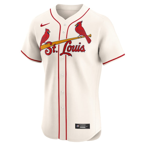 St. Louis Cardinals Nike Alternate Elite Jersey - Cream - Image 3