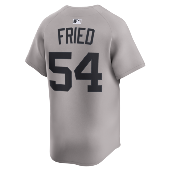 Max Fried New York Yankees Nike Road Limited Player Jersey - Gray/White - Image 7