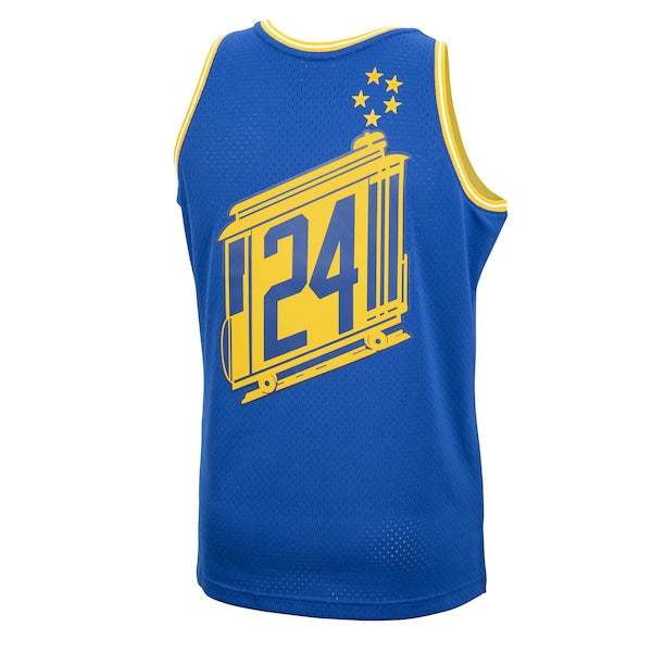 Rick Barry Golden State Warriors 2001/02 Hardwood Classics Swingman Jersey - Royal - Image 3