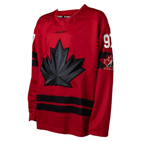 Connor McDavid Hockey Canada Youth 2026 Replica Jersey - Red - Image 3