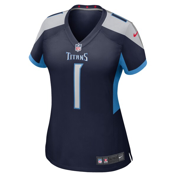 Number 1 Mom Tennessee Titans Nike Women's Game Jersey - Navy - Image 2