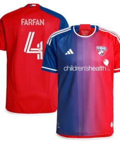 Marco Farfan FC Dallas adidas 2024 After Burner Authentic Player Jersey - Navy