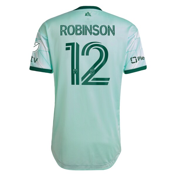 Miles Robinson Atlanta United FC adidas 2024 The Forest Kit Authentic Player Jersey - Mint - Image 3