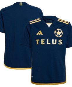 Vancouver Whitecaps FC adidas Youth 2024 The 50 Replica Jersey - Navy