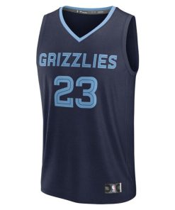 Alternative view of Cedric Coward Memphis Grizzlies  2025 NBA Draft First Round Pick Fast Break Replica Jersey - Icon Edition - Navy