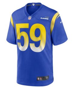 Alternative view of Geron Christian Los Angeles Rams Nike Team Game Jersey -  Royal