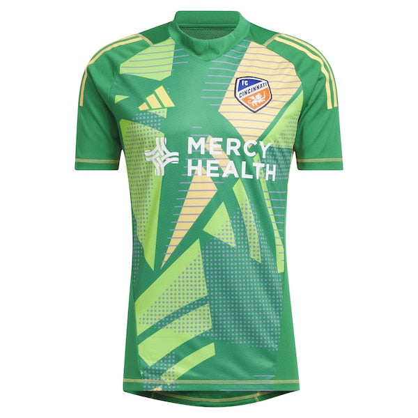 FC Cincinnati adidas 2024 Goalkeeper Jersey - Green - Image 2