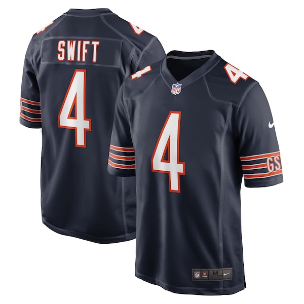 D'Andre Swift Chicago Bears Nike Game Jersey - Navy