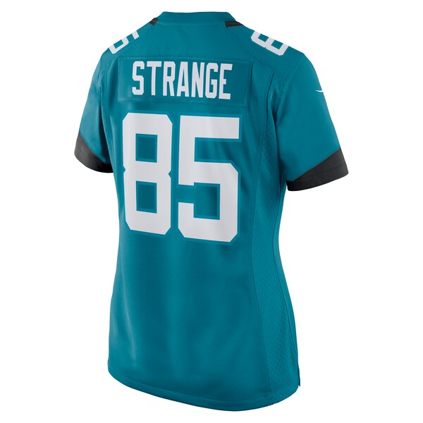 Brenton Strange Jacksonville Jaguars Nike Women's Team Game Jersey - Teal - Image 3