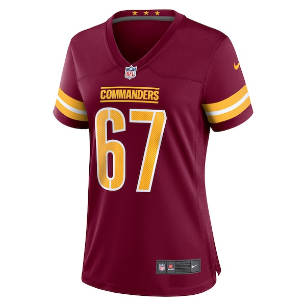 Nick Allegretti Washington Commanders Nike Women's Game Jersey - Burgundy - Image 2