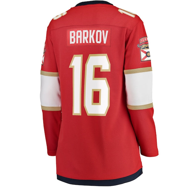 Aleksander Barkov Florida Panthers Women's 2025 Stanley Cup Champions Breakaway Jersey - Red - Image 3
