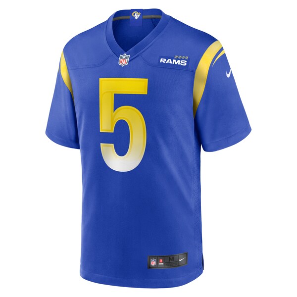 Tutu Atwell Los Angeles Rams Nike Home Game Jersey - Royal - Image 2