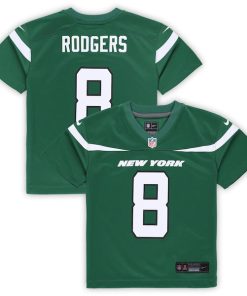 Aaron Rodgers New York Jets Nike Preschool Game Jersey - Gotham Green/White