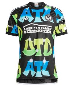 Alternative view of Miles Robinson Atlanta United FC adidas 2024 The 404 Authentic Player Jersey - Black