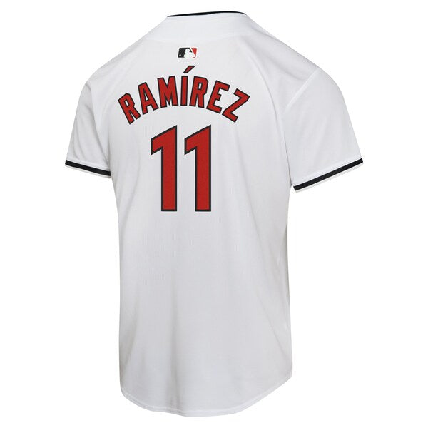 Jose Ramirez Cleveland Guardians Nike Youth Home Game Player Jersey - White - Image 3