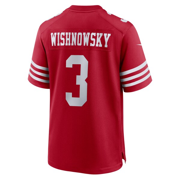 Mitch Wishnowsky San Francisco 49ers Nike Game Jersey - Scarlet - Image 4