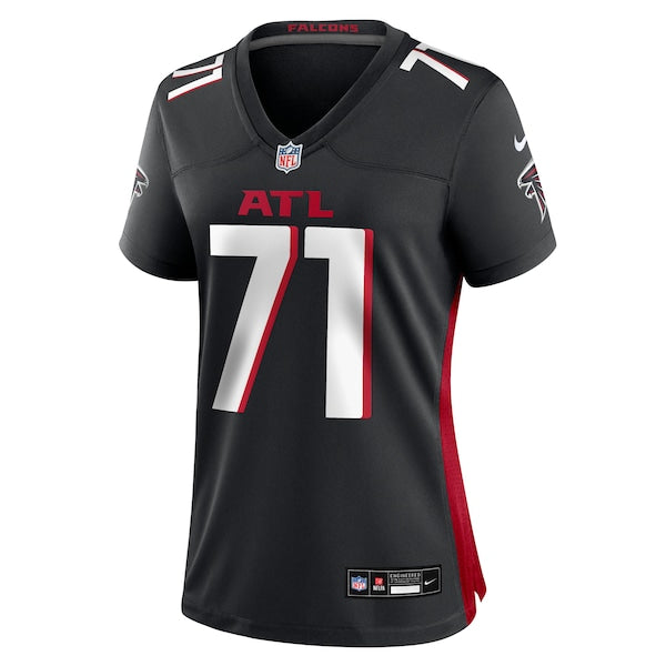 Elijah Wilkinson Atlanta Falcons Nike Women's Team Game Jersey - Black - Image 2