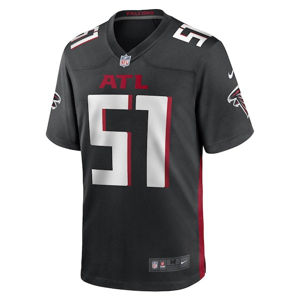 DeAngelo Malone Atlanta Falcons Nike Game Player Jersey - Black - Image 2