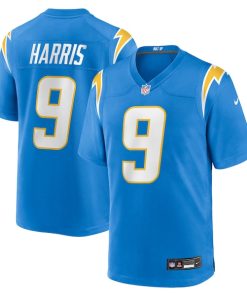 Tre Harris Los Angeles Chargers Nike Team Game Jersey -  Powder Blue